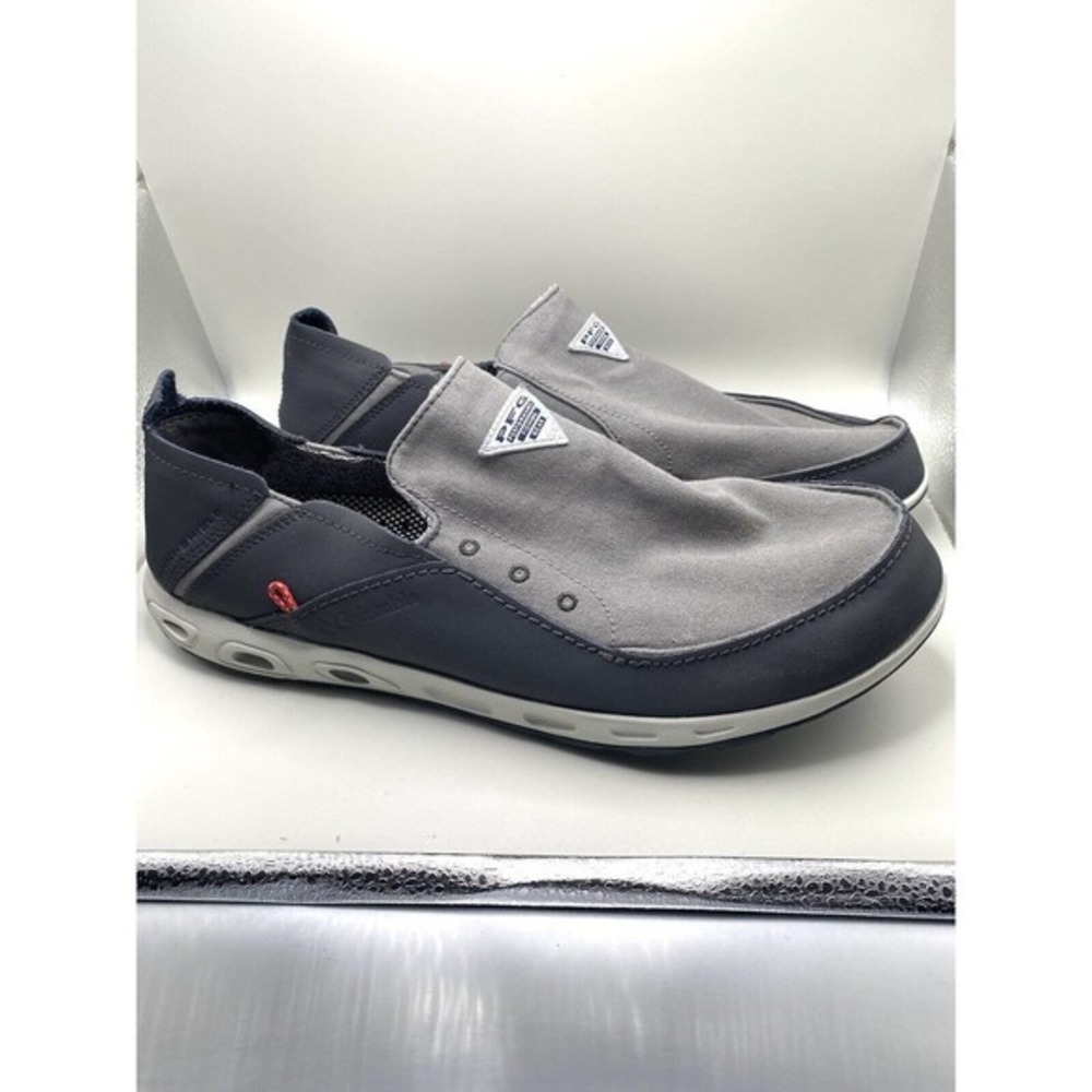 Columbia mens Bahama Vent Pfg Boat Shoe Titanium 13 Gray Water Shoes